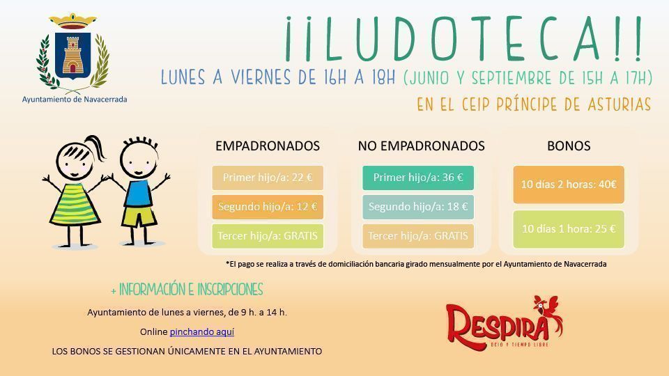 CARTEL LUDOTECA NAVACERRADA 2017 2018
