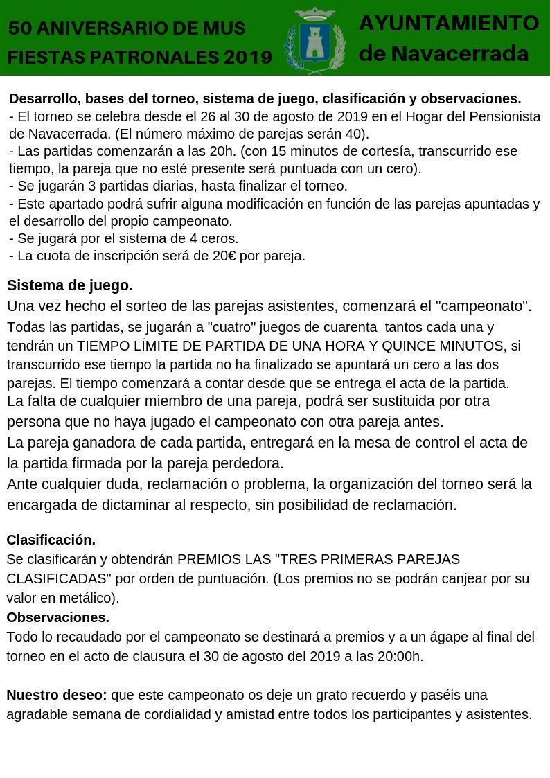 bases mus aplazado