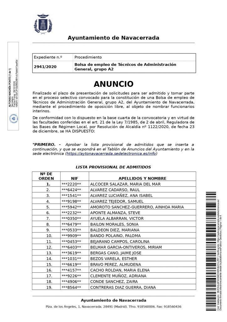 20201228 Publicación Anuncio 002. Anuncio listado provisional admitidos Técnicos A2 2 page 0001