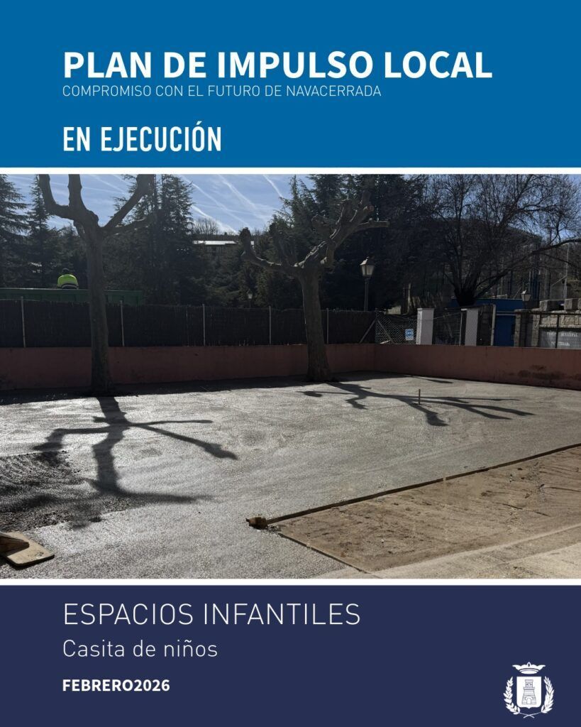 En ejecución: Renovación del suelo con corcho en nuestros espacios infantiles