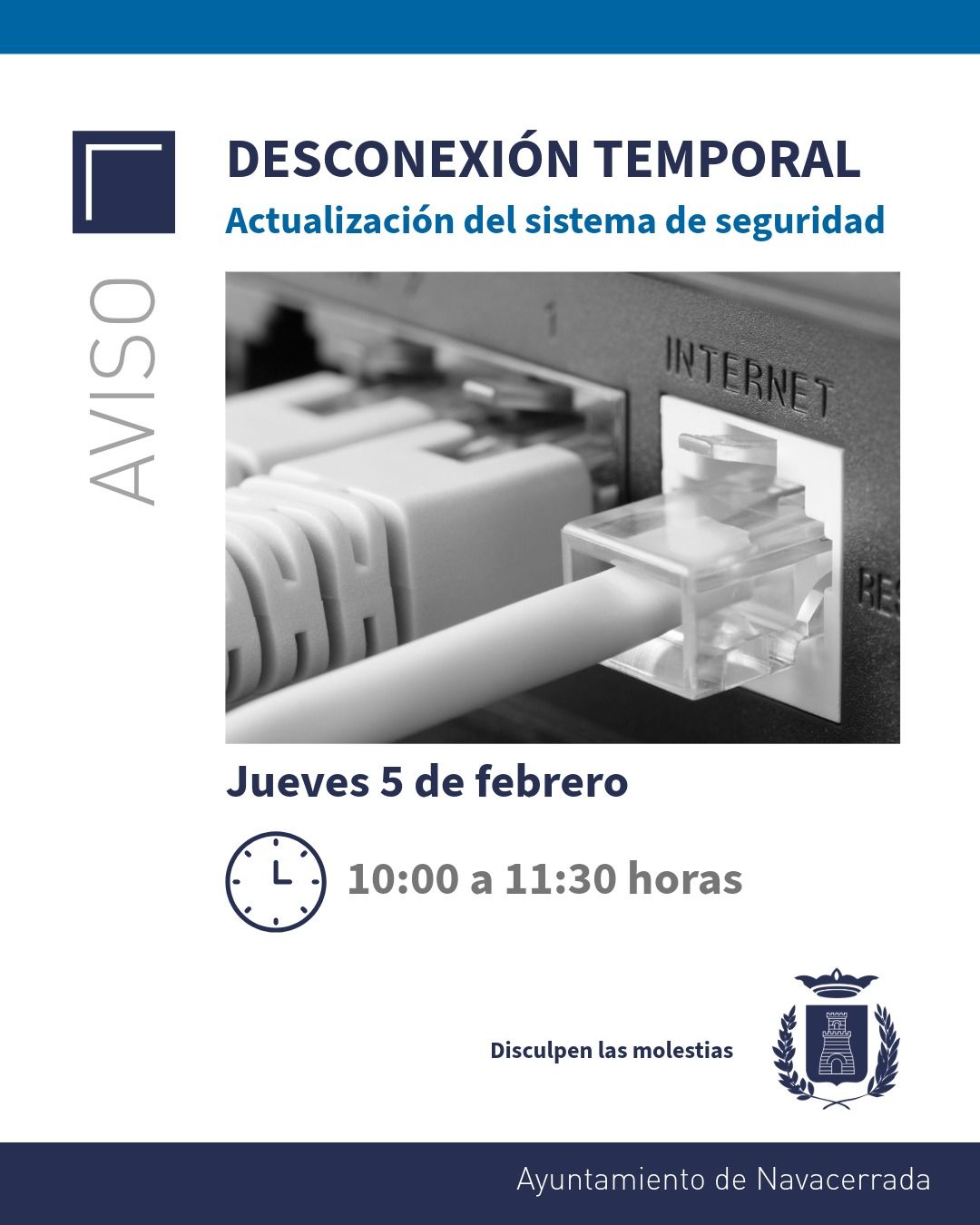 Aviso de desconexión