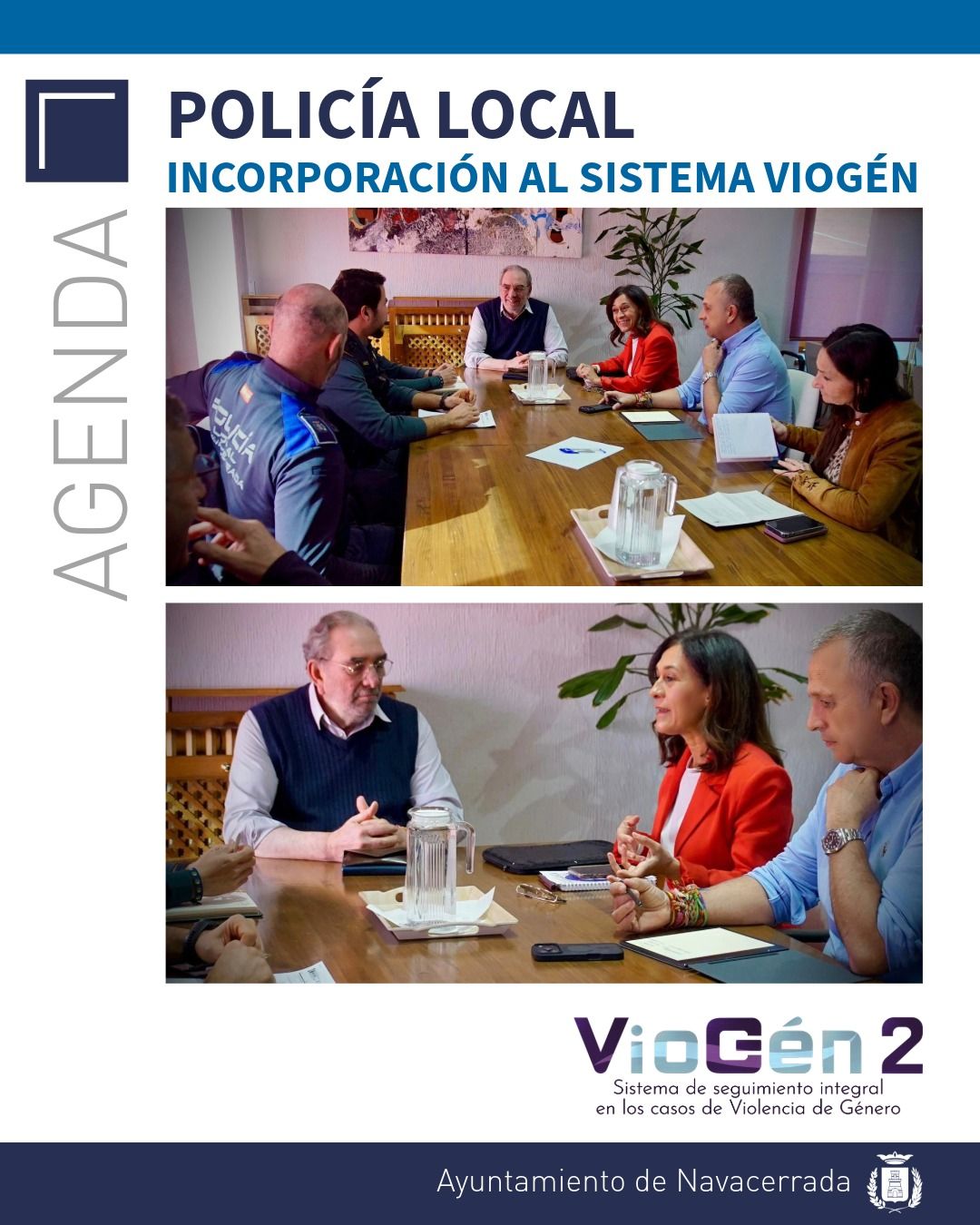 Reunión sobre la incorporación de la Policía Local al sistema VioGén