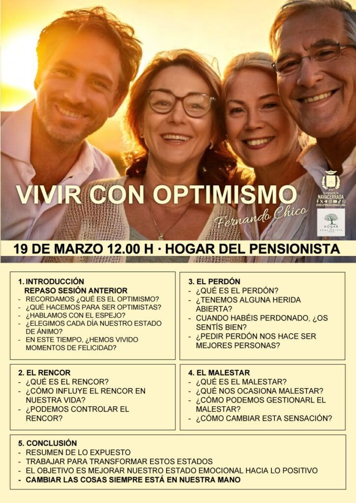 “Vivir con optimismo”