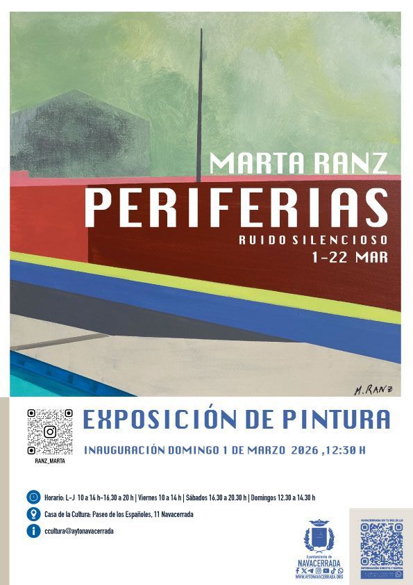 “Periferias. Ruido silencioso”: la pintura introspectiva de Marta Ranz llega a Navacerrada