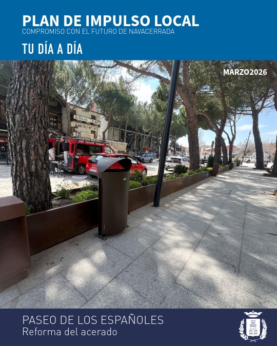 Reforma integral del acerado en el Paseo de los Españoles