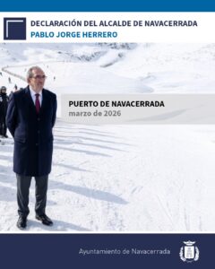 DECLARACIÓN DEL ALCALDE DE NAVACERRADA, PABLO JORGE HERRERO