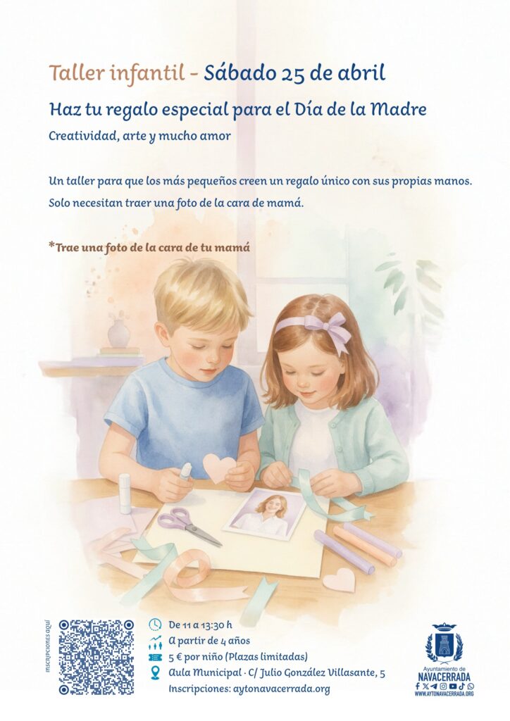 Taller infantil «Haz tu regalo para el Día de la Madre»