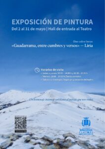 EXPOSICIÓN DE PINTURA GUADARRAMA, ENTRE CUMBRES Y VERSOS