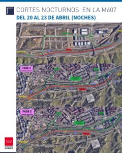 CORTES NOCTURNOS EN LA M607