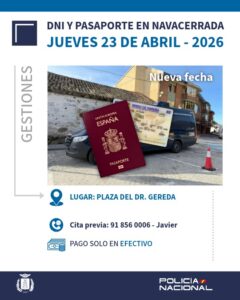 Gestión de DNI y Pasaporte en Navacerrada