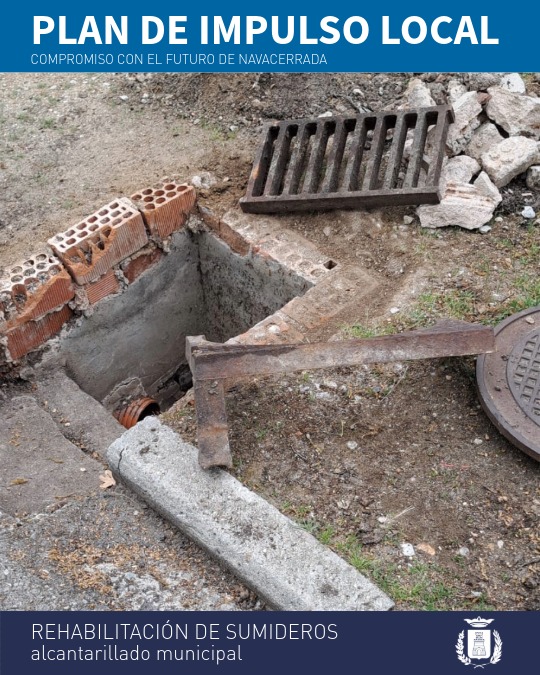 Rehabilitación de sumideros del alcantarillado municipal