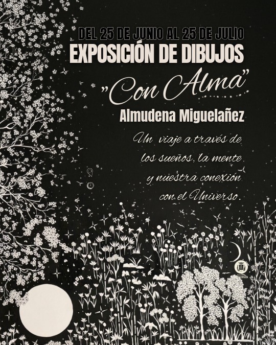 exposición de dibujos de Almudena Miguelañez