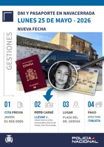 Nueva convocatoria para la expedición del DNI y Pasaporte