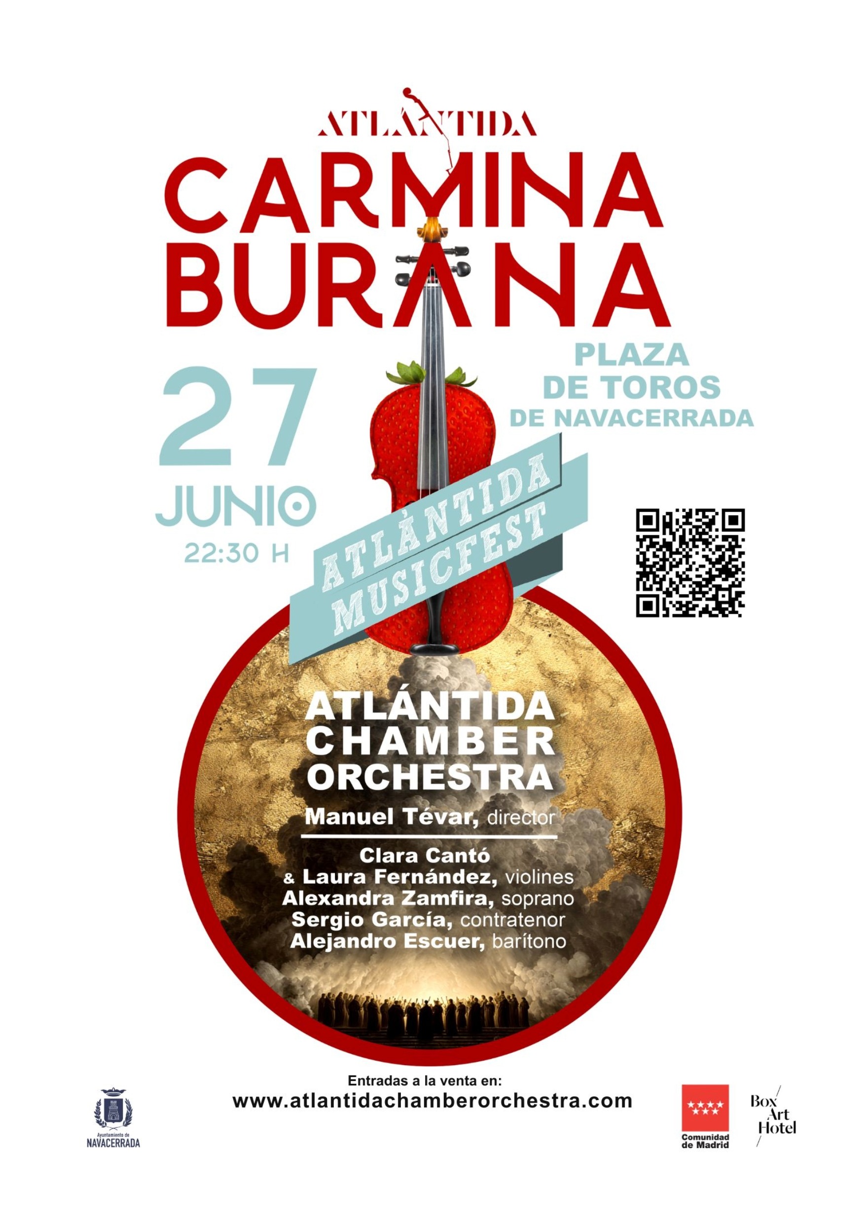 El Atlántida Music Fest trae la monumental 'Carmina Burana' a la Plaza de Toros de Navacerrada